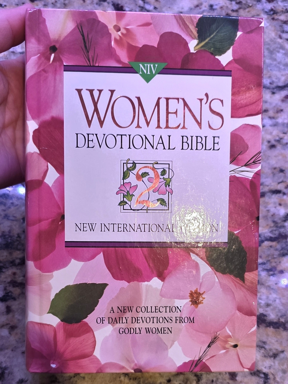 NIV Women's Devotional Bible — Pink Floral Hard Cover